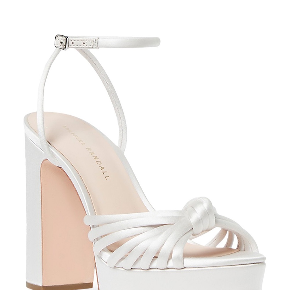 Loeffler Randall Women's White Platform Sandals